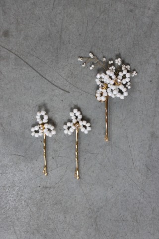 Frozen Petals Hairpins