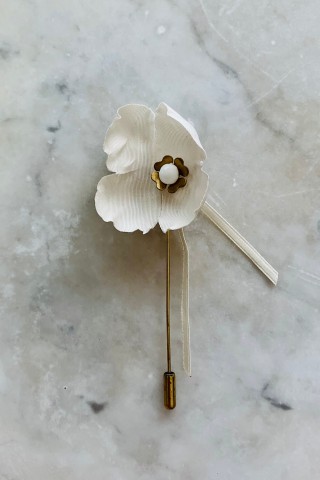 Anemone Wedding Pin