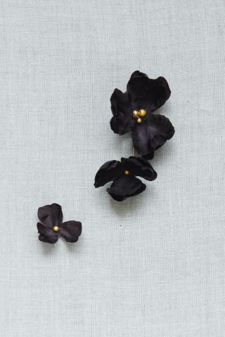 Plum Diascia Earrings