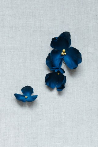 Teal Diascia Earrings
