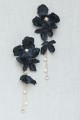 Kolczyki Anemone czarne small