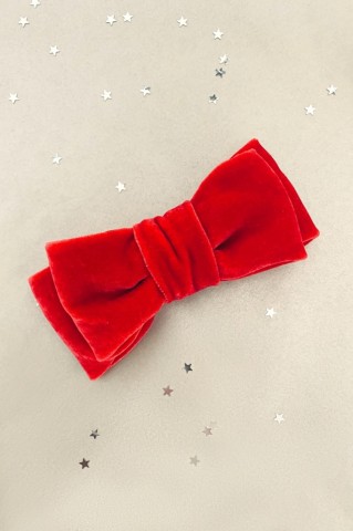 Clara Velvet Bow