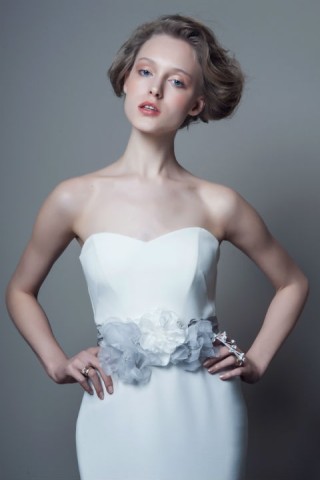 Desiree Flower Sash by Decolove