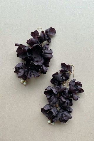 Baby Echo Plum Earrings