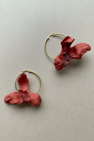 Orchid Coral Earrings