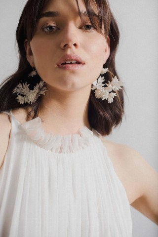 Spring Snowflakes Hoops
