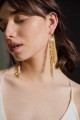 Pearls and chains Ming earrings