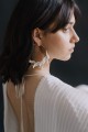 Kolczyki koła z pereł Pearl Orchid Hoops
