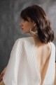 Kolczyki koła z pereł Pearl Orchid Hoops
