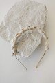 Silk and freshwater pearl Hiu headband