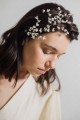 Delicate headpiece with tiny glass twigs Glass Broom