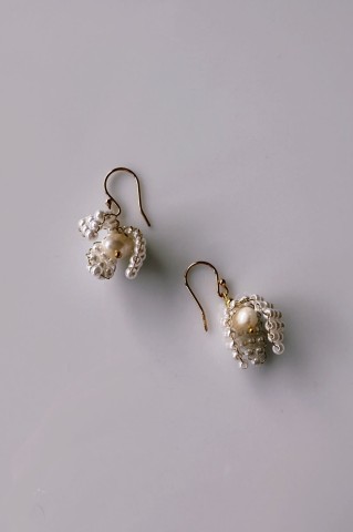 Pearl Bell Earrings